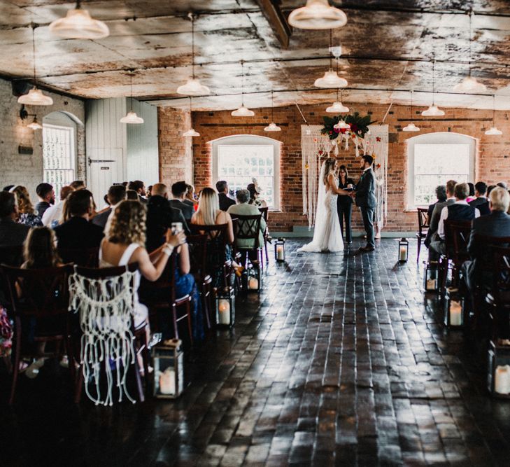 Wedding Ceremony At The West Mill Derby // ImageBy Carla Blain Photography