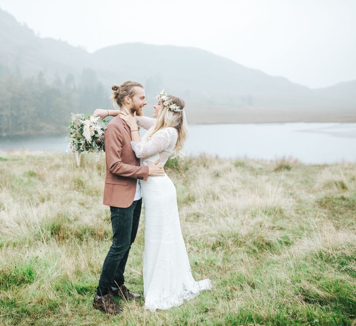 Wedding Portrait at Lake District Elopement