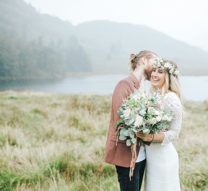 Bride and Groom Portrait in the Lake District