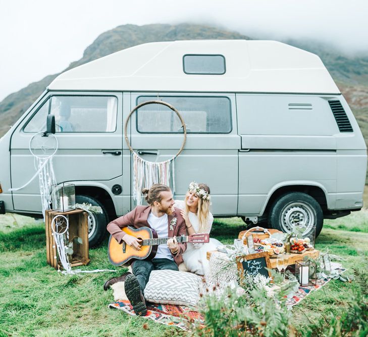 Camper Van at Lake District Elopement