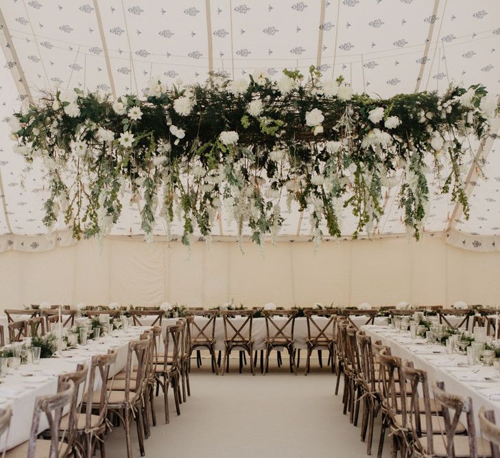 Reception Flower Installation