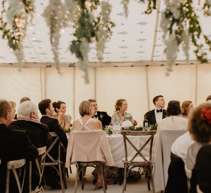 Guests During Reception and Speeches