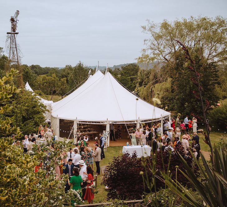 Back Garden Tent Wedding in Devon