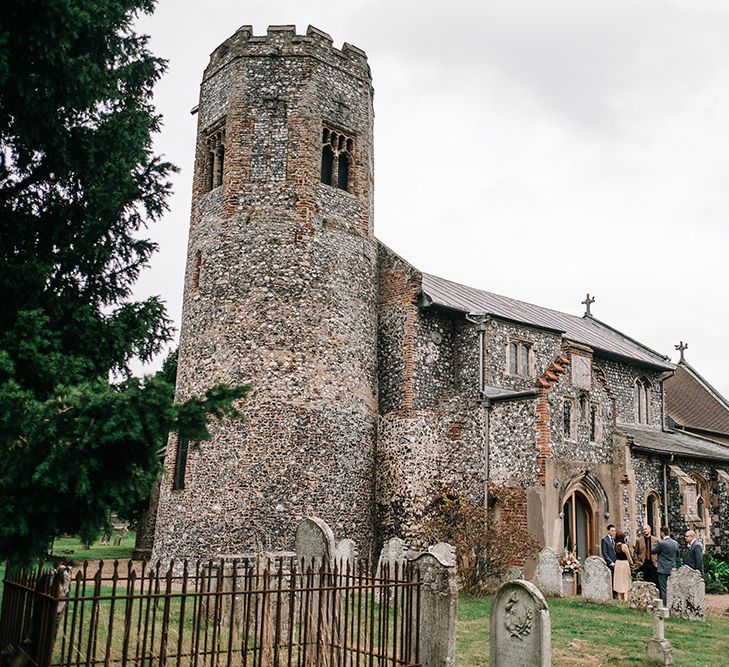 Family Chuch | Peach Wedding at Swanton Morley House and Gardens in Norfolk |  Jason Mark Harris Photography | Together we Roam Films