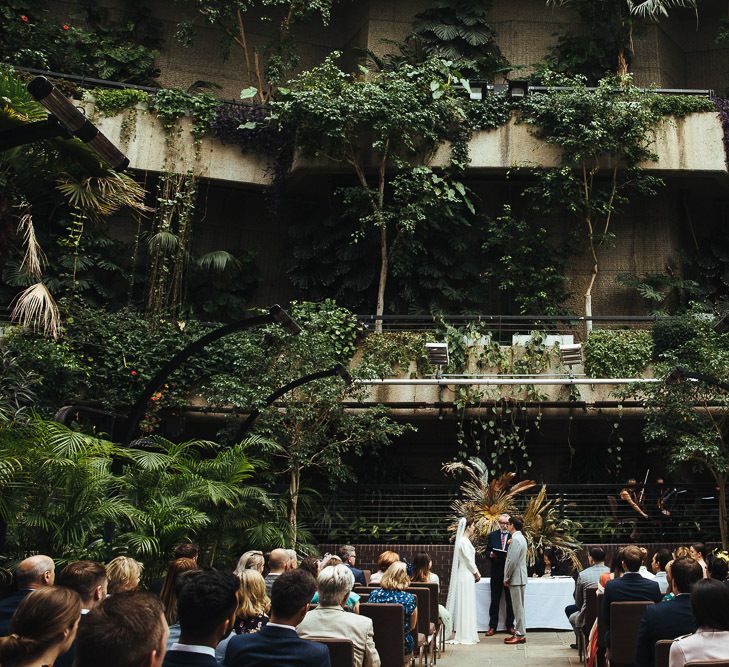 Wedding Ceremony at Barbican Conservatory in London