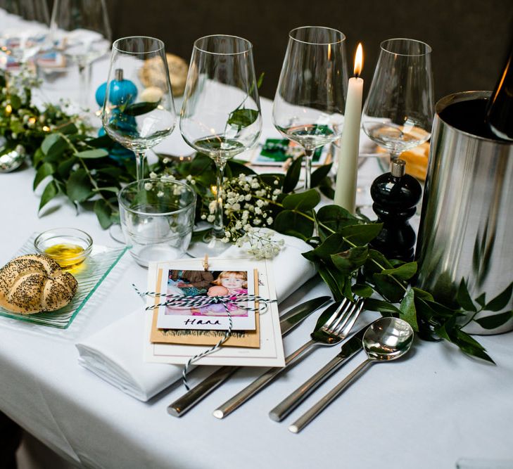 Polaroid Picture Place Setting