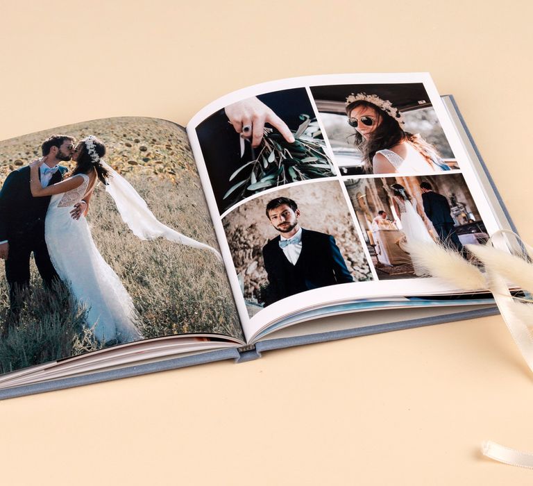 Hardcover Wedding Photo Album Book by Rosemood