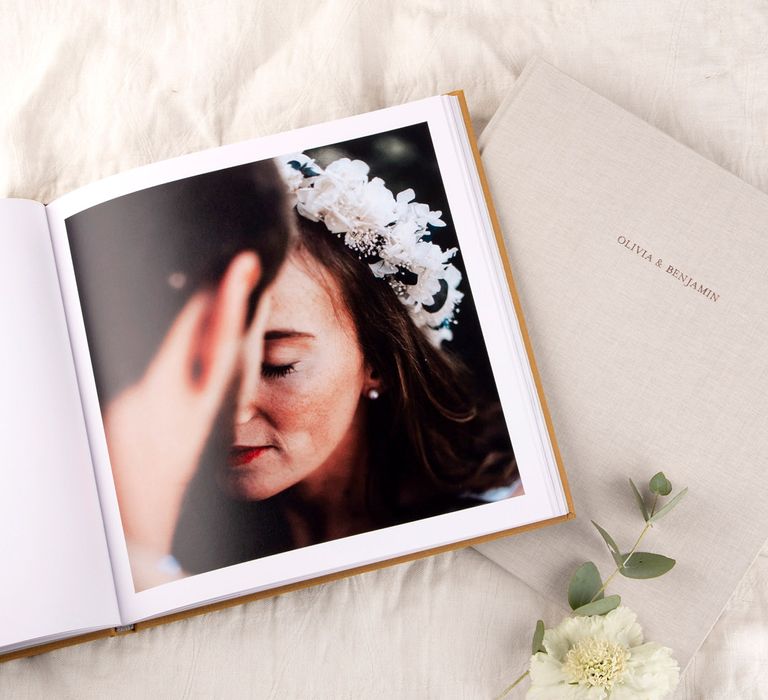 Personalised Wedding Photo Album Book by Rosemood