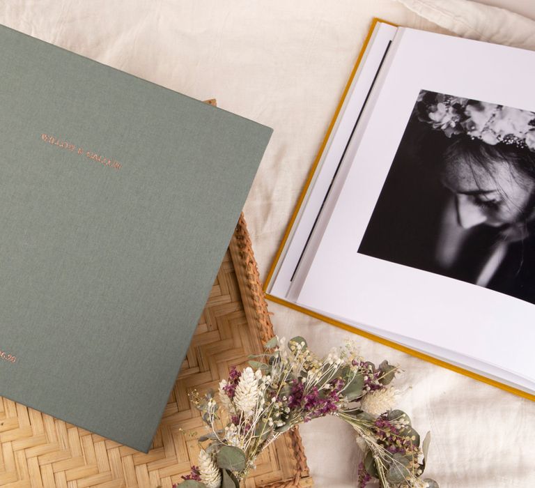 Personalised Wedding Photo Album Book by Rosemood