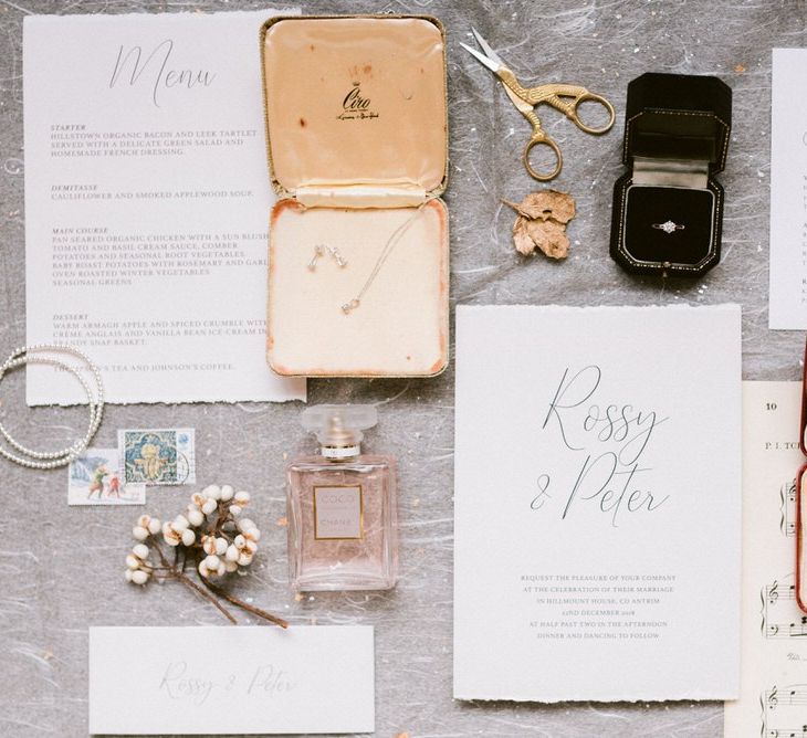 Wedding accessories and wedding stationery