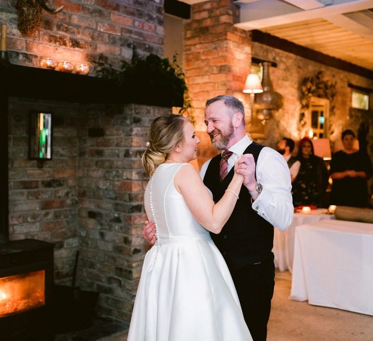 Bride and groom first dance