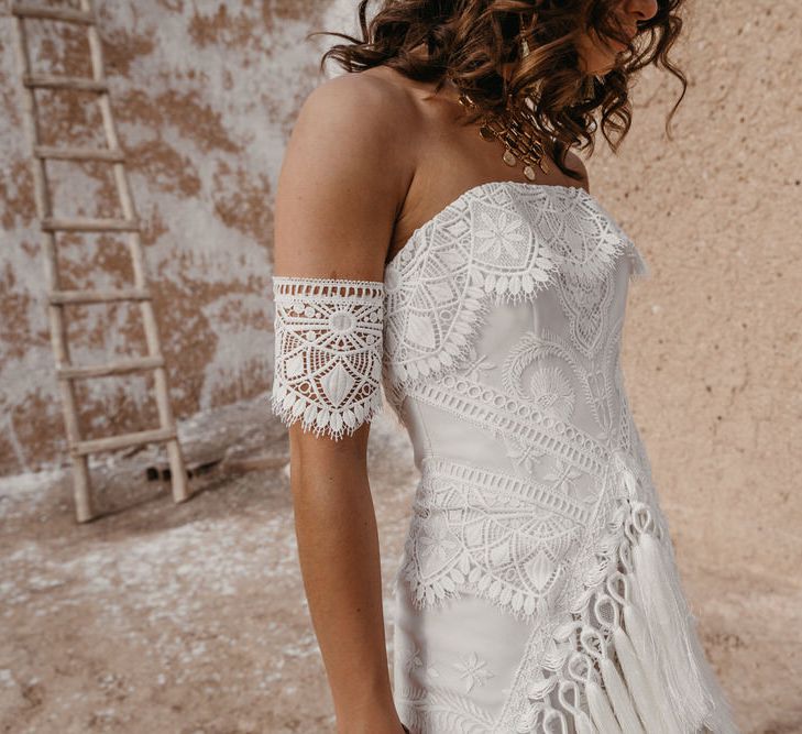 Halia Dress By Rue De Seine // The Wild Heart Collection From Rue De Seine // Stylish Bohemian Bridal Wear From Rue De Seine // Images By Madly Studio