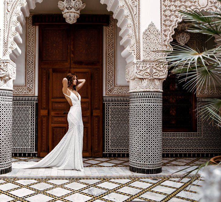 Tulum Dress By Rue De Seine // The Wild Heart Collection From Rue De Seine // Stylish Bohemian Bridal Wear From Rue De Seine // Images By Madly Studio