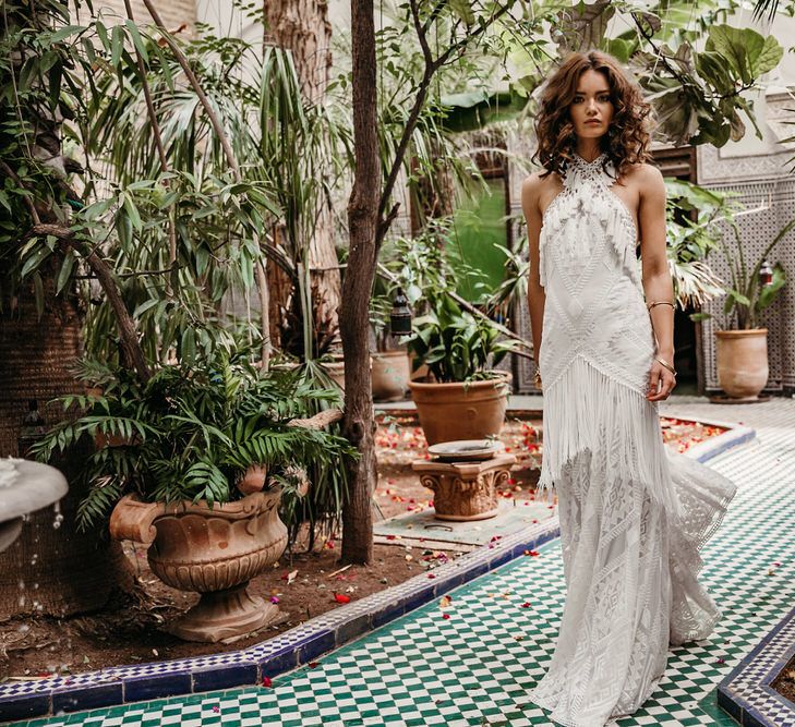 Zorah Dress By Rue De Seine // The Wild Heart Collection From Rue De Seine // Stylish Bohemian Bridal Wear From Rue De Seine // Images By Madly Studio