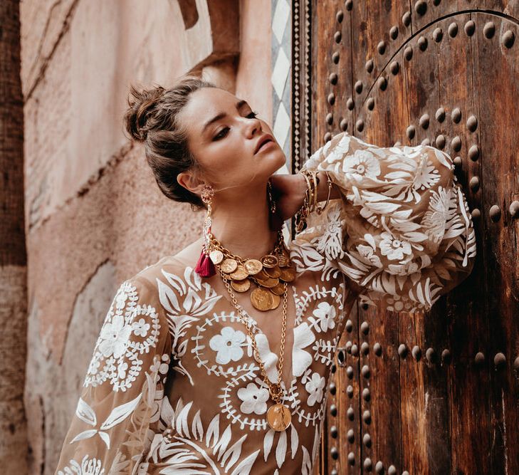 Vita Dress By Rue De Seine // The Wild Heart Collection From Rue De Seine // Stylish Bohemian Bridal Wear From Rue De Seine // Images By Madly Studio