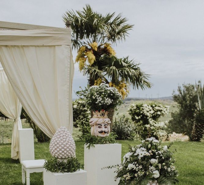 Sicilian wedding decor