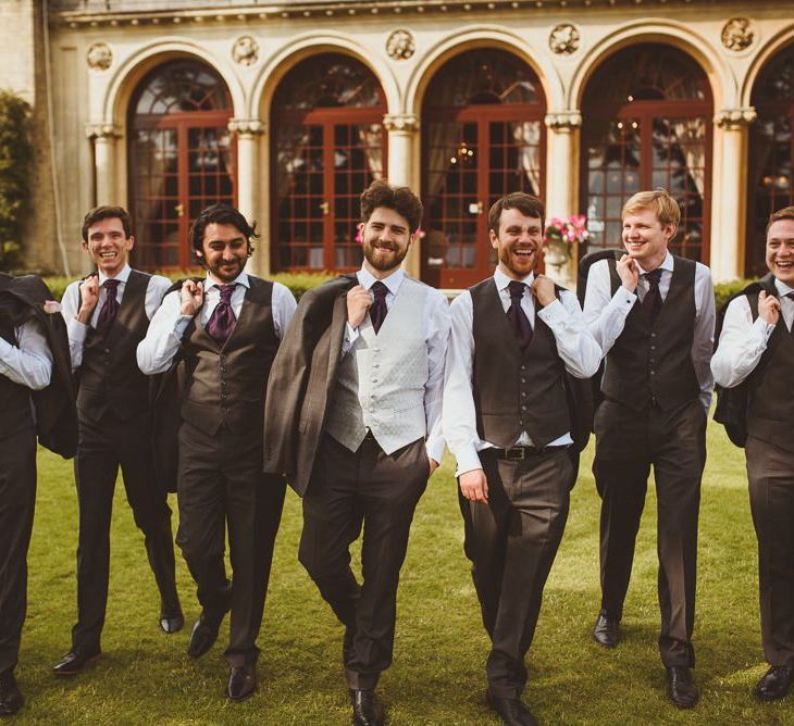 Groomsmen portrait at Hedsor House by Matt Penberthy