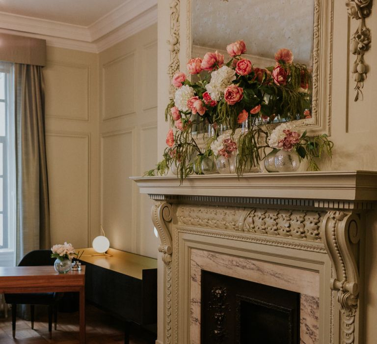 Fireplace at Pimlico room at Old Marylebone Town Hall