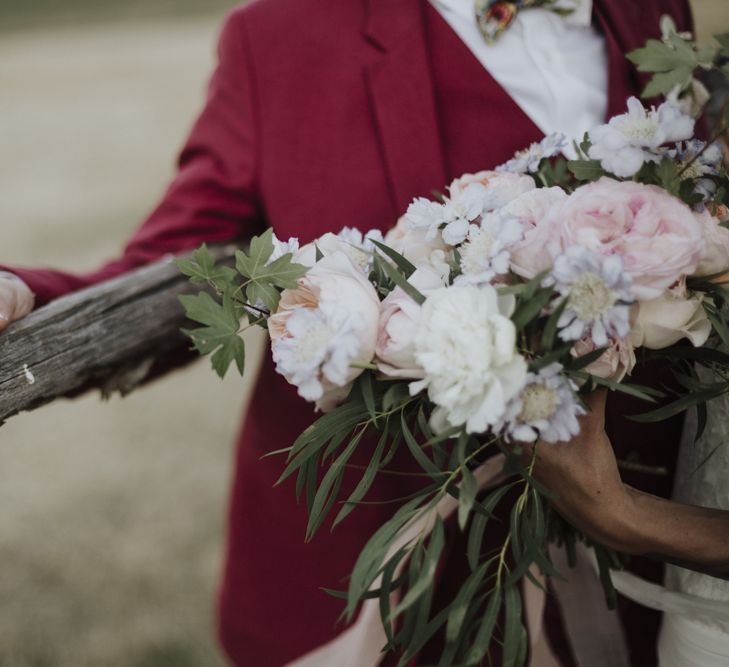 Blush wedding bouquet