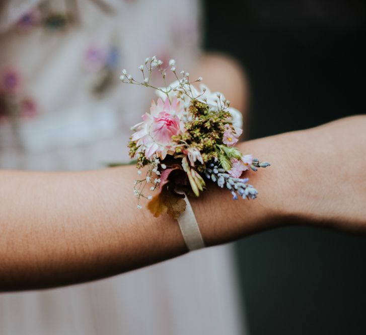 Bridesmaids flower corsage