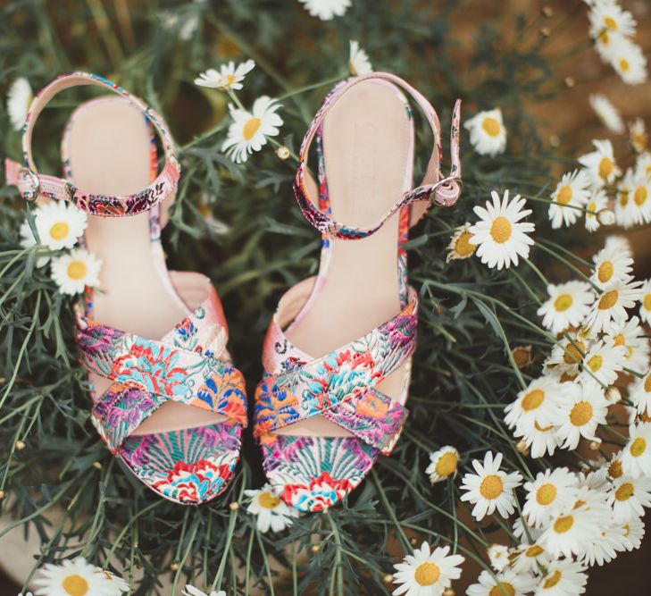 Colourful Office Shoes | Bright Festival Themed Outdoor Ceremony &amp; Tipi Weeding |  Maryanne Weddings | Framed Beauty Film