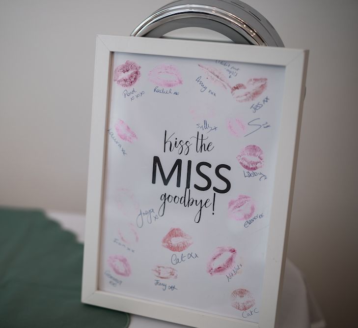 Kiss The Miss Goodbye Framed Gift