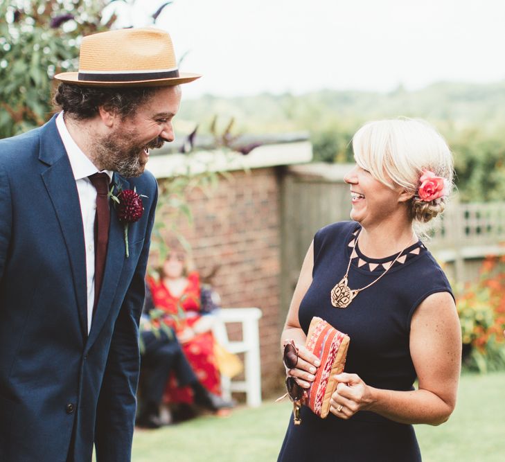 Laughing Wedding Guests