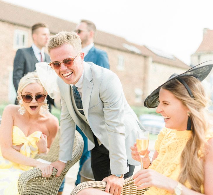 Wedding Guests Laughing