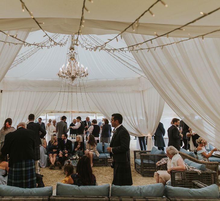 Scottish Wedding With Ceilidh At Axnoller Dorset With Bohemian Styling Outdoor Wedding Ceremony With Images From Paul Underhill Dorset Wedding Photographer