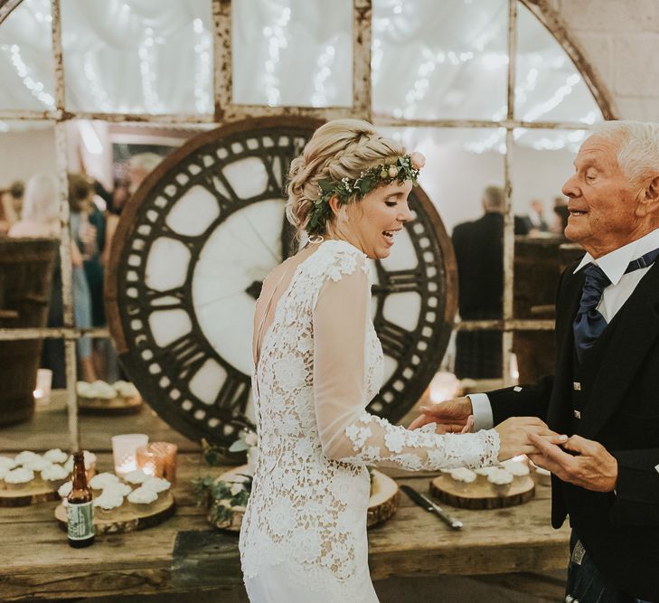 Scottish Wedding With Ceilidh At Axnoller Dorset With Bohemian Styling Outdoor Wedding Ceremony With Images From Paul Underhill Dorset Wedding Photographer