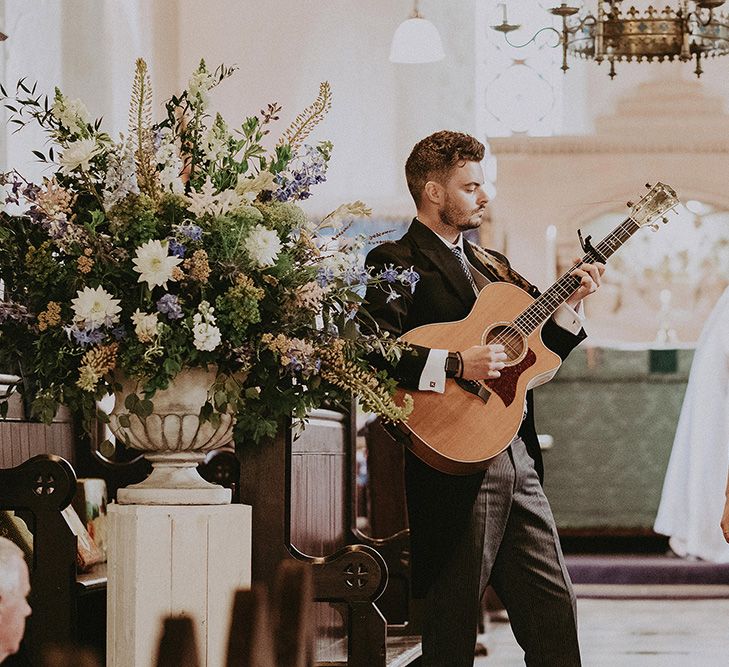 Church Wedding Ceremony | Readings | Processional Music | English Country Garden Marquee Wedding at the Family Home on the Isle of Wight | Jason Mark Harris Photography