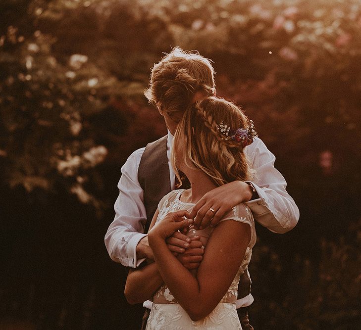 Bride in Rime Arodaky Gown | Groom in Henry Herbert Tailors Suit | English Country Garden Marquee Wedding at the Family Home on the Isle of Wight | Jason Mark Harris Photography