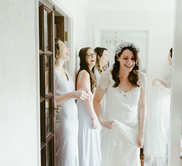 Bridal preparations for Ramster Hall wedding