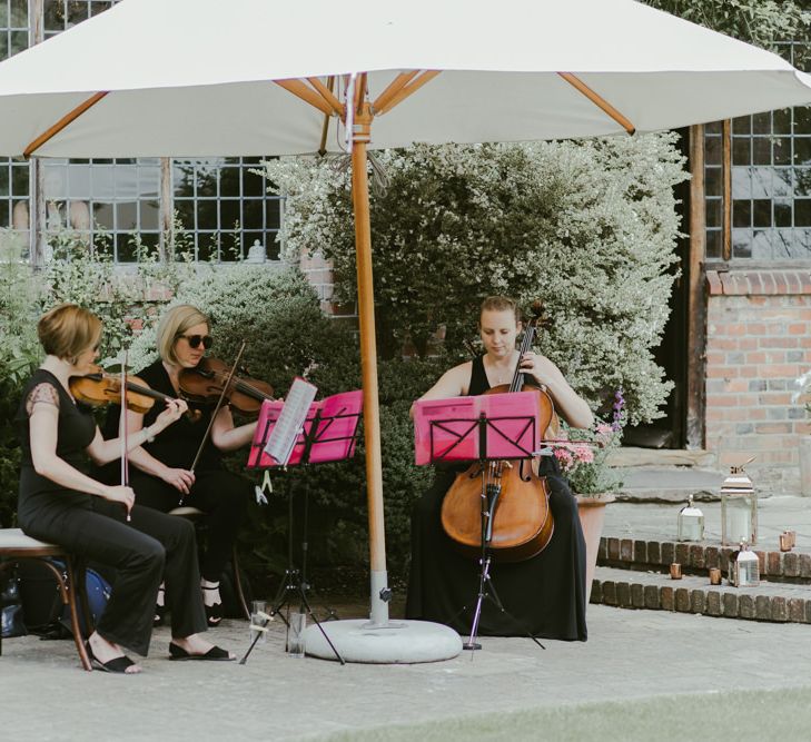 String quartet wedding entertainment