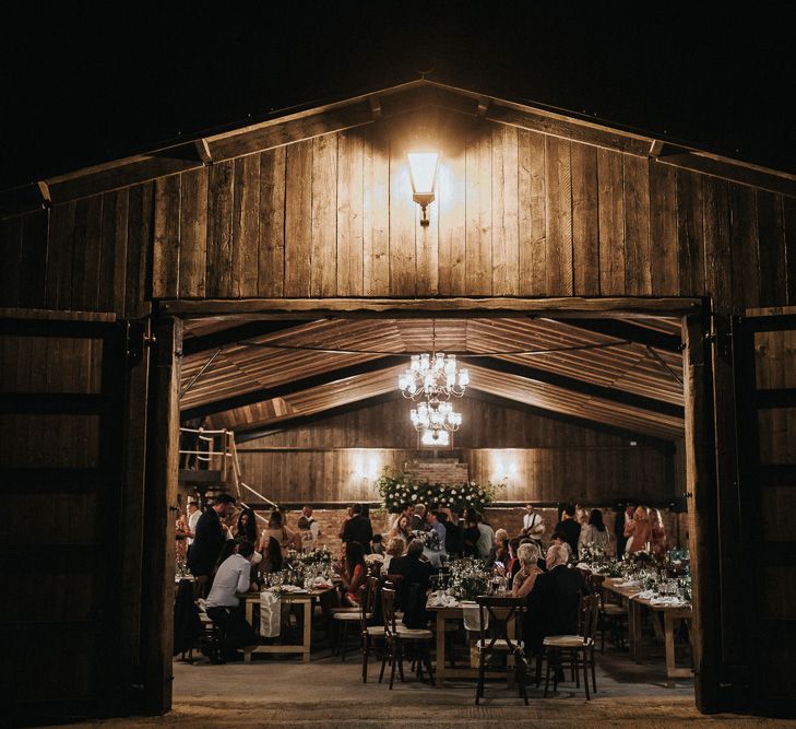 Evening Reception at The Willow Marsh Farm Wedding Venue in Leicestershire