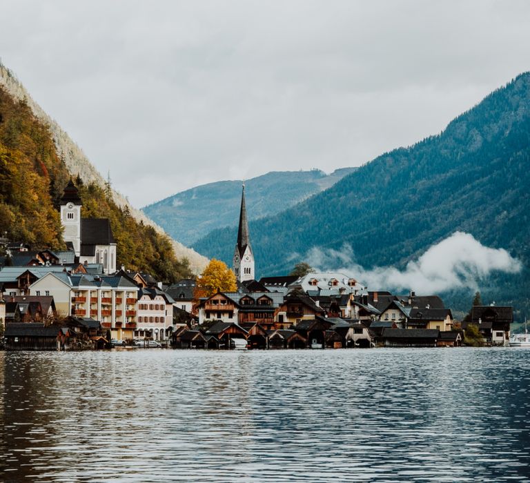 Scenery at Hallstatt, Austria