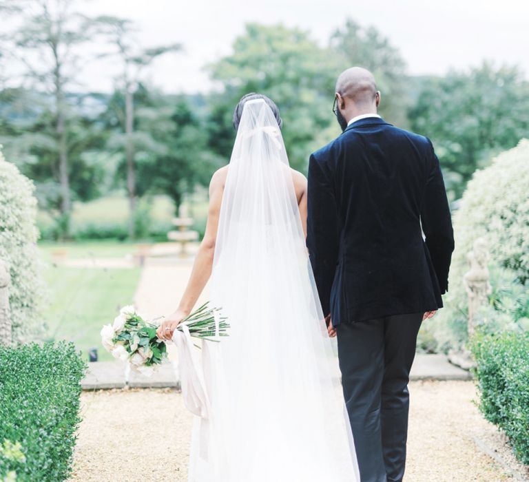 Bride and groom portrait by Emma Pilkington Photography