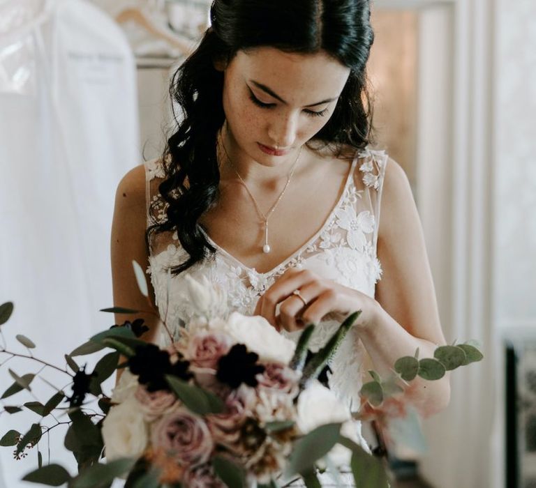 Bridal bouquet at Morden Hall