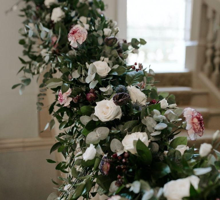 Wedding flowers at Morden Hall