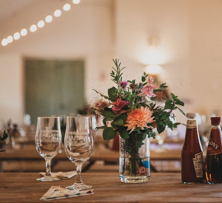 Wild Flower Table Centrepiece Decor