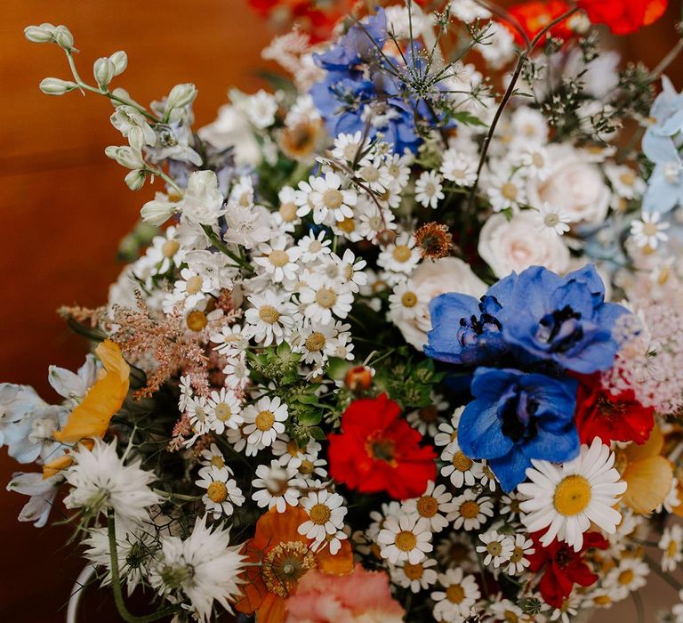 Wildflower bouquet for micro wedding