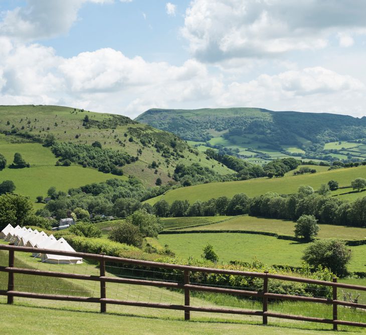 Sugar Loaf Barn Wedding // Pale Grey Off The Shoulder Bridesmaids Dresses Rewritten // Groom In Harris Tweed // Hog Roast Evening Buffet // Eleanor Jane Photography