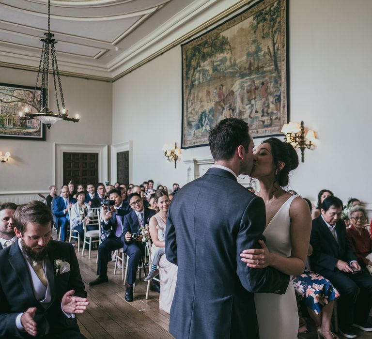 You May Now Kiss The Bride Wedding Ceremony Moment