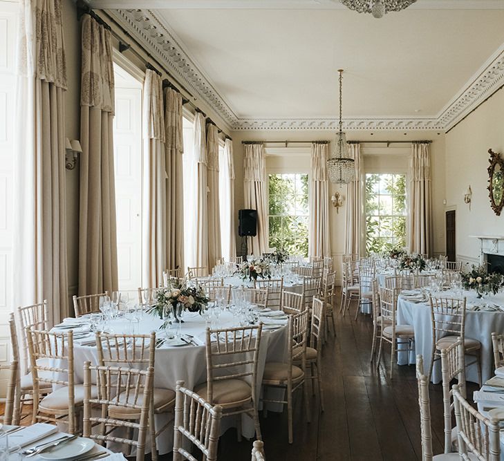 Formal Dining Room of Pynes House, Devon