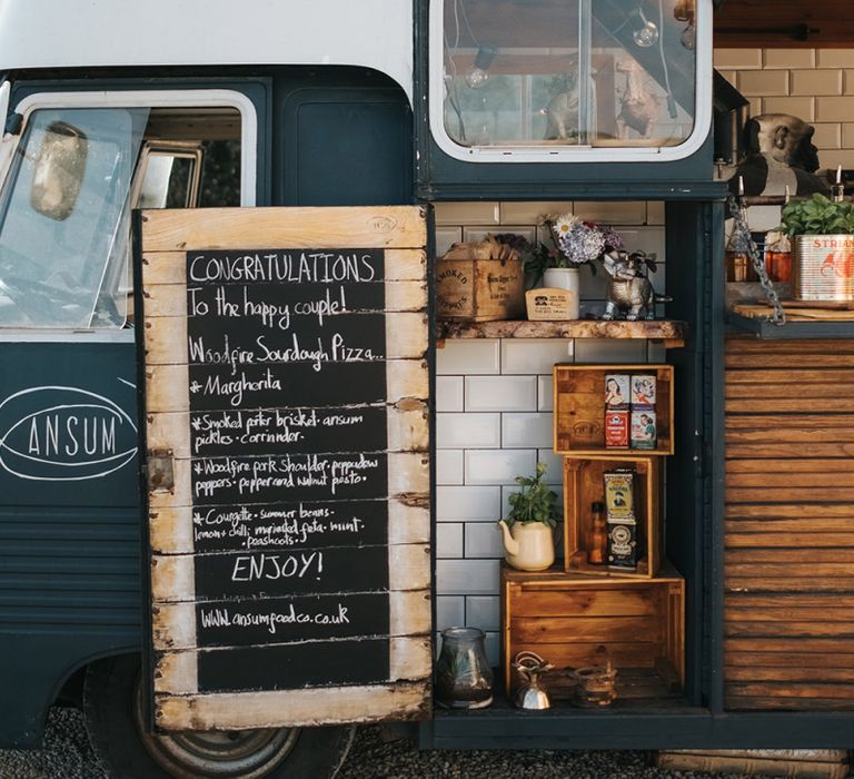 Food Truck Black Board