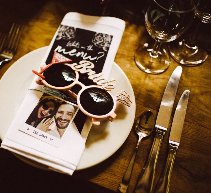 Sunglasses Wedding Favours // Image By Ed Godden Photography