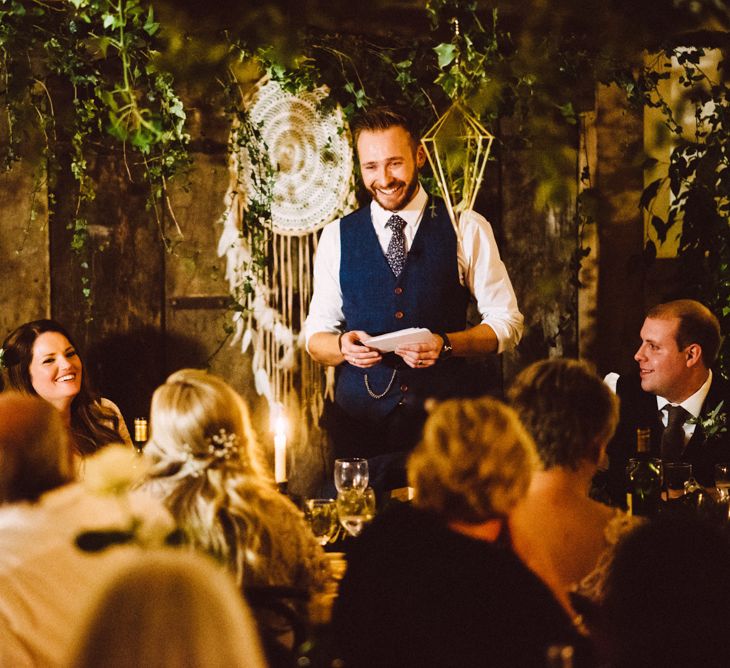 Wedding Speeches // Image By Ed Godden Photography