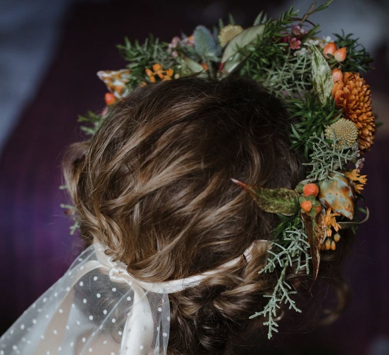 Polka Dot Wedding Veil