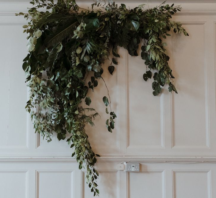 Foliage Altar Wedding Flower Decor