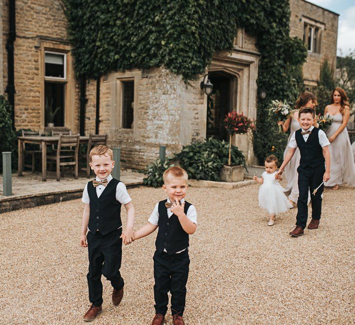 Page Boys in Waistcoats